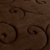 Hastings Home Memory Foam Bath Mat Set - Chocolate, 2 Pcs - 2 of 4