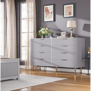 Nasitip 8-Drawer Dresser, 54" Wide Modern Chest with Deep Storage, Large Double Dresser,Wooden Organizer for Bedroom, Living Room, Kids - 1 of 4