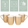 Elanze Designs My First Thought Each Morning Is Of You Missing You Vegas Gold 10 ounce New Bone China Coffee Cup Mug - 3 of 4