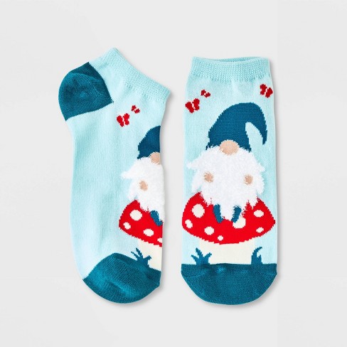 Women's Gnome Low Cut Socks - Xhilaration™ Mint Green 4-10