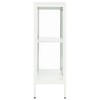 vidaXL Sideboard White 29.5 in.x13.8 in.x41.3 in. Steel and Glass - 4 of 4