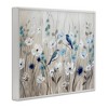 Stupell Industries Birds Floral Meadow Blossoms Framed Giclee Art - 2 of 4
