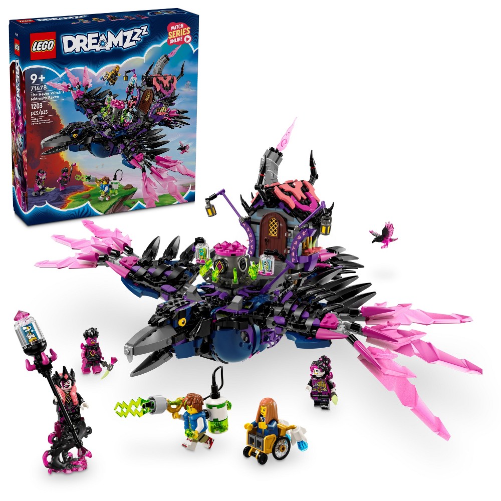 Photos - Construction Toy Lego DREAMZzz The Never Witch's Midnight Raven Spooky Toy 71478 