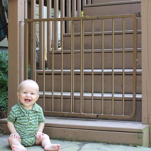 Outdoor baby gate for sales stairs