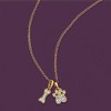 Ross-Simons 0.10 ct. t.w. Diamond Dog Bone and Paw Pendant Necklace in 14kt Yellow Gold - 4 of 4