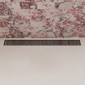 ALFI ABLD32C 32Inch Modern Stainless Steel Linear Shower Drain with Groove Holes - 1 of 4