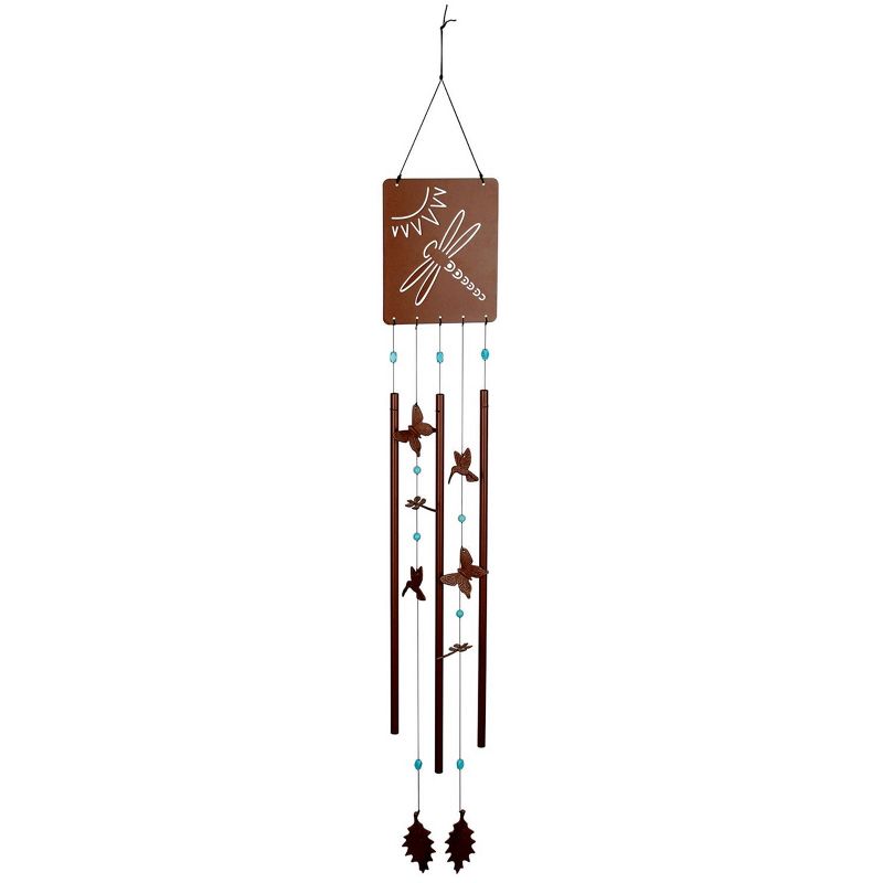 Woodstock Wind Chimes Signature Collection, Victorian Garden Chime, Rusted Steel Wind Chime, 1 of 11