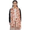 Anna-Kaci Women's Floral Print Winter Scarf Soft Cashmere Feel Fringe Shawl Wrap Scarves for Evening Dress - 3 of 4