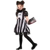 HalloweenCostumes.com Dark Circus Clown Costume for Girls - 2 of 4
