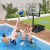Safstar Basketball Hoop Outdoor System w/ 45 Inch Shatterproof PC Backboard Wheels - 4 of 4