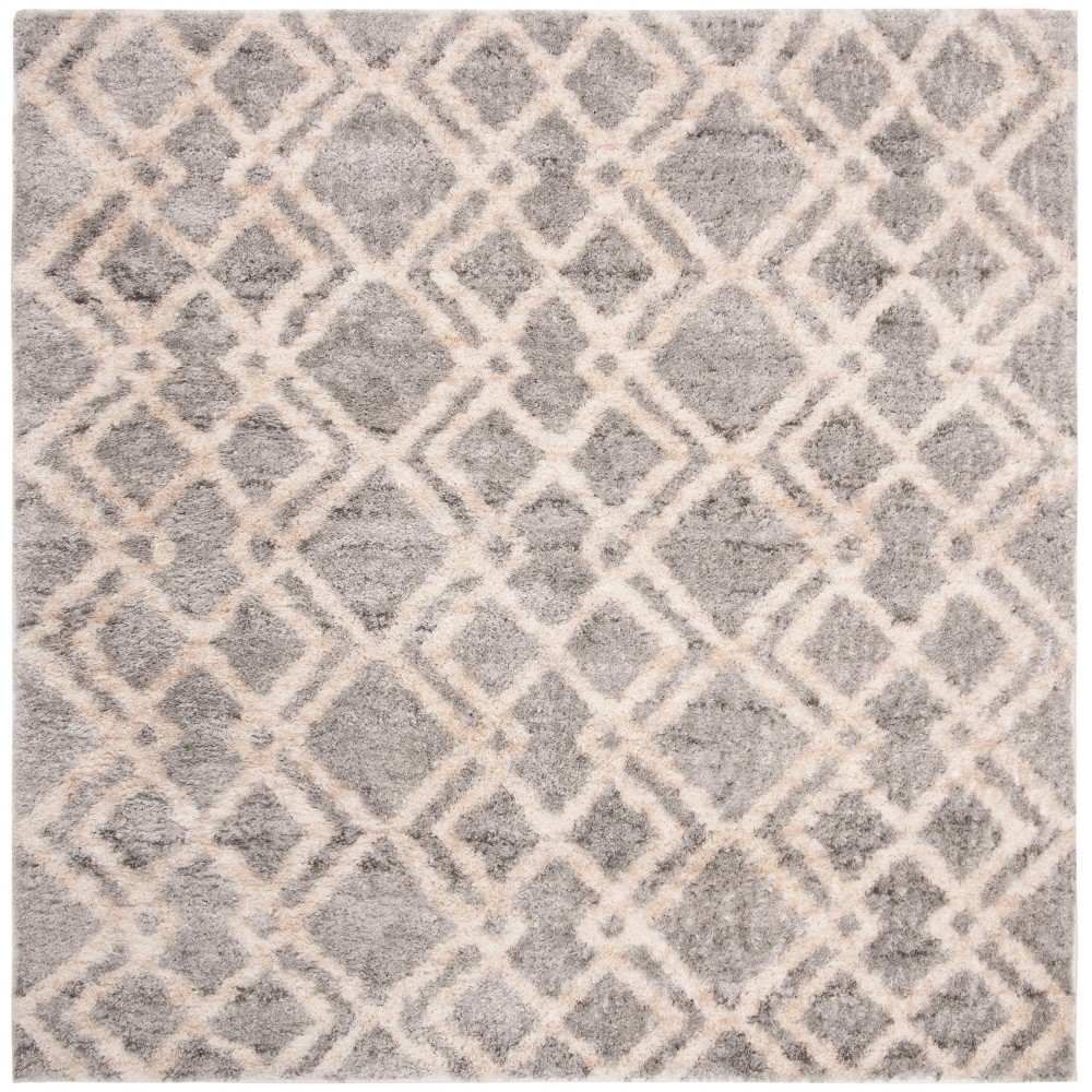 6'7in Square Mayme Rug Gray/Cream - Safavieh