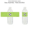 Big Dot of Happiness Goaaal - Soccer - Baby Shower or Birthday Party Water Bottle Sticker Labels - Set of 20 - 2 of 4
