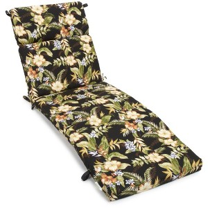 Blazing Needles, 72-inch by 24-inch Patterned Polyester Outdoor Chaise Lounge Cushion - 1 of 1