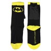 Seven Times Six DC Comics Superhero Batman Superman The Flash Youth Boys Caped Crew Socks - 2 of 2