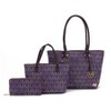 MKF Collection Lady II M Signature Large Tote, Small Tote & Wallet Set Vegan Leather, Stylish Women’s Handbag M Design by Mia K - 2 of 4