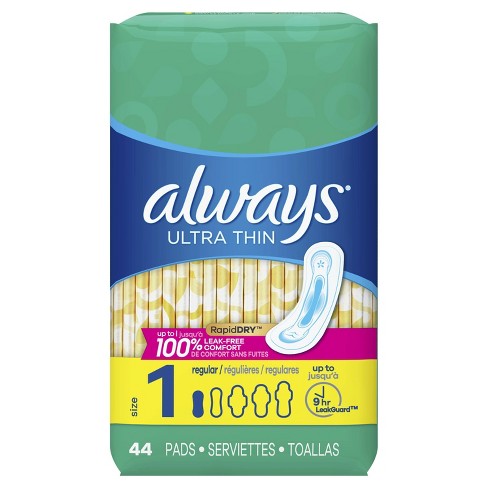 ultra unscented absorbency 44ct count cvs