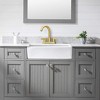 Bathroom Faucet 2 Handle Centerset Bathroom Sink Faucet with Pop Up Drain Assembly, 4 Inches Bathroom Vanity Lavatory Faucet 3 Holes - 3 of 4