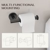YAWWALK Round 4-Piece Bathroom Hardware Set with Towel Hook, Toilet Paper Holder, and Towel Bar - 4 of 4