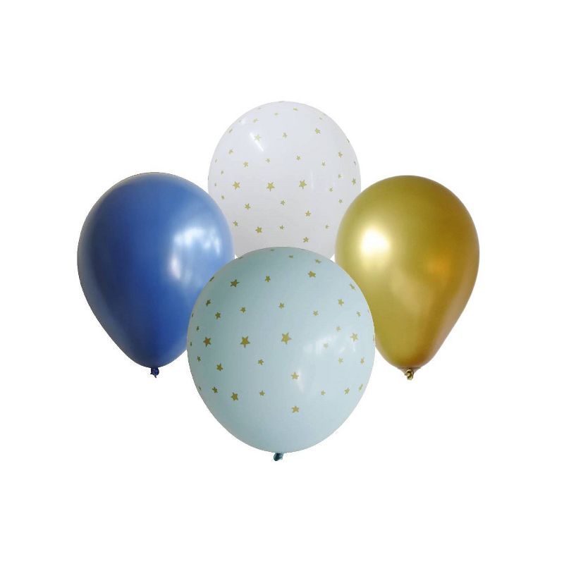 Celestial D&#233;cor Balloon Pack Navy/Gold - Spritz&#8482;, 4 of 9
