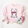 Simply Sage Market Women's Graphic Sweatshirt Bunny With Bandana - 3 of 4