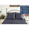 Delara GOTS Certified 100% Organic Cotton Euro Sham Pack of 2, 400 TC, Moisture-Wicking, Smooth & Breathable High-Quality Euro Sham - 2 of 4