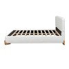 Kumasinova Elegant Boucle Bed Frame with Headboard,Luxury Bedroom Centerpiece with Sturdy Wooden Slats,800lbs Capacity - 4 of 4