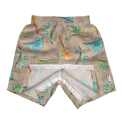 Green Sprouts Baby/toddler Boys' Easy-change Eco Swim Trunks : Target