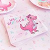 Blue Panda 195-Piece Girl Dinosaur Birthday Party Supplies and Decorations - Tablecloths, Plates, Napkins, All-in-One (Serves 24) - 4 of 4