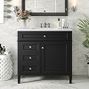 TiramisuBest 30" Bathroom Vanity with Top Sink, Modern Storage Cabinet with 2 Drawers & Tip-Out Drawer, Single Sink Vanity - 3 of 4