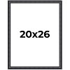 PosterPalooza | Linear Black Picture Frame - UV Acrylic, Foam Board Backing, Hanging Hardware - 2 of 4