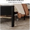 Twin Size Metal Platform Bed Frame with Wooden Headboard and Footboard, Mattress Foundation, No Box Spring Needed - 4 of 4