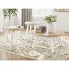 Signature Design by Ashley Fawndell 3-Piece Coffee Table Set with End Tables - Antique White/Brown Finish - 2 of 4