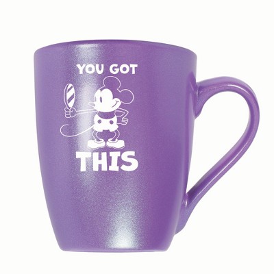 Elanze Designs You Got This 10 ounce New Bone China Coffee Tea Cup Mug, Passion Purple