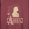 Women's - Disney - The One Asha Lightweight French Terry Wide Neck Long Sleeve Shirt - 2 of 4