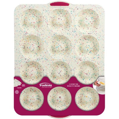 Trudeau 24 Cavity Silicone Mini Muffin Pan - Confetti