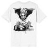 League Of Legends Arcane Ekko Adult White Crew Neck Short Sleeve T-shirt - 3 of 4