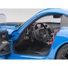 2017 Dodge Viper ACR Competition Blue with Black Stripes 1/18 Model Car by Autoart - 3 of 4