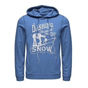 Men's Star Wars Christmas AT-AT Dashing Snow Pull Over Hoodie - 1 of 3