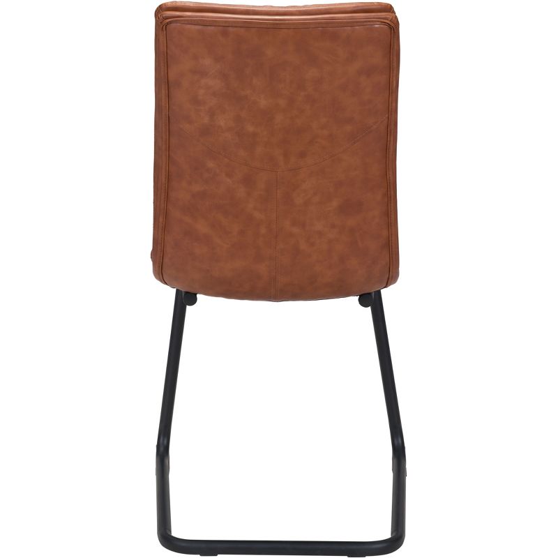 Set of 2 Ruth Dining Chairs Vintage Brown - ZM Home, 6 of 15