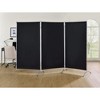 Proman Products Room Divider, Black - 2 of 2