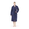 Linum Home Textiles 100% Turkish Cotton Embroidered ''Mrs.'' Terry Bathrobe - 2 of 3