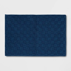 1'8"x2'6" Tufted Rug Navy - Room Essentials™ - 1 of 4