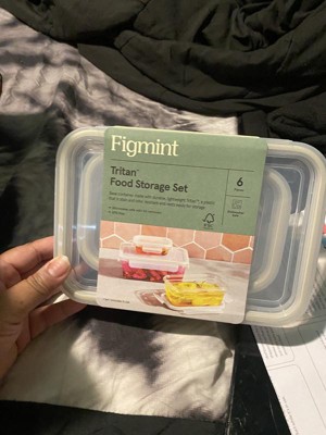 Figmint 14-Cup Plastic Rectangle Clear Food Storage Container | Target