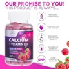 Sugar-Free Calcium Supplements for Women + 400 IU Vitamin D3 - Calcium Chews Gummy for Bone & Immune Support, Supports - 60 Gummies By Hello Lovely! - 4 of 4