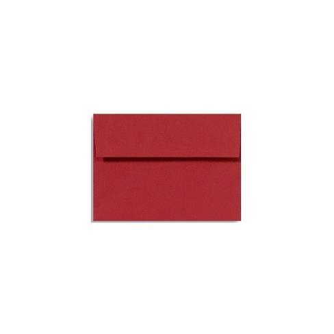 Lux Invitation Envelopes 4 1 4 X 6 1 4 50 Box Ruby Red Lux 4872 18 50 Target