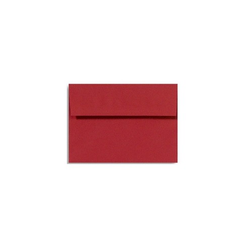 Lux Invitation Envelopes 4 1 4 X 6 1 4 50 Box Ruby Red Lux 4872 18 50 Target