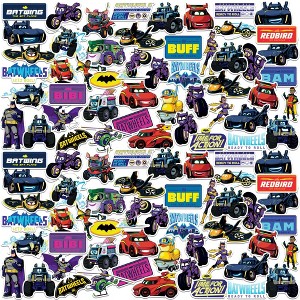 Batwheels 100ct Vinyl Large Deluxe Stickers Variety Pack - 1 of 4
