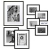 7pc Multi-Size Gallery Wall Frame Set Black - Gallery Perfect - image 3 of 4