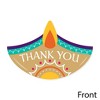 Big Dot of Happiness Happy Diwali - Shaped Thank You Cards - Festival of Lights Party Thank You Note Cards with Envelopes - Set of 12 - 3 of 4