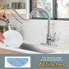 WOWOW Single Handle Pull Down Sprayer Kitchen Faucet with Deckplate - 3 of 4